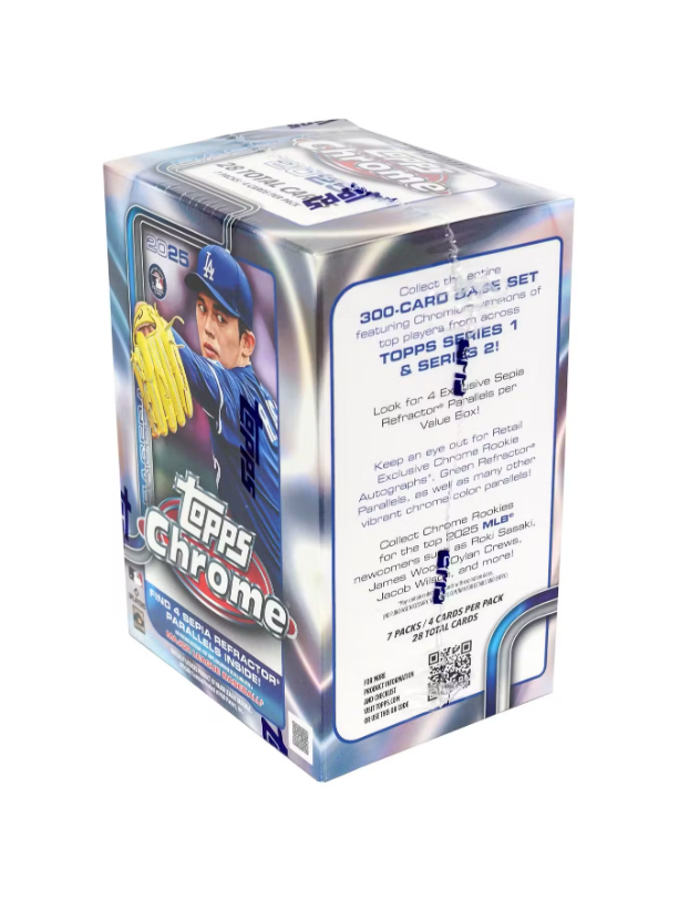 Baseball 76 | 1 2025 Topps Finest Hobby Box, 10 Topps Chrome Blasters FROM SEALED CASES